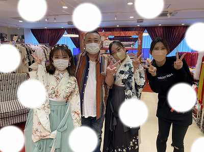【TAKAZEN梅田本店】♡27日　袴＆お振袖姫ちゃん♡
